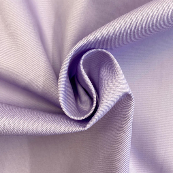 Lilac Poly-Cotton Drill