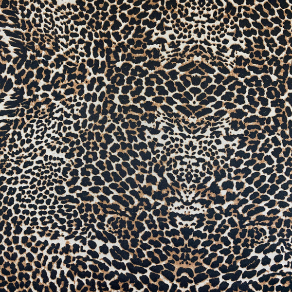 Polysatin Leopard Animal Print