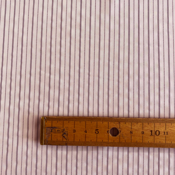 Baby Pink Stripe Matt Lycra