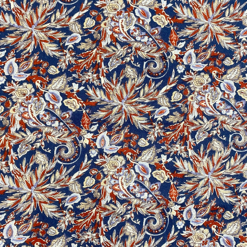 Paisley Floral Navy