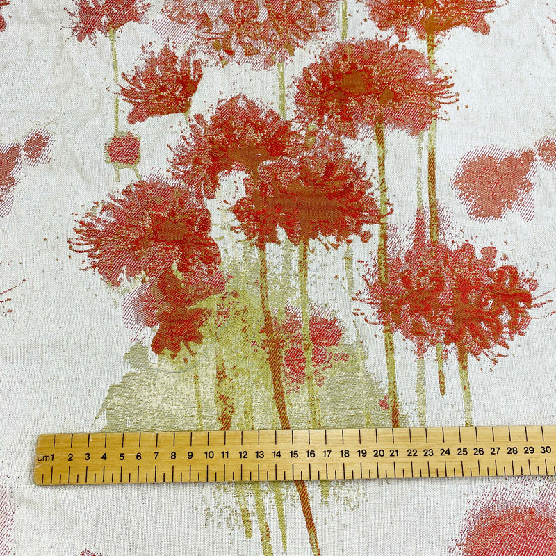 Fiery Floral Fields - 135cm x 490cm