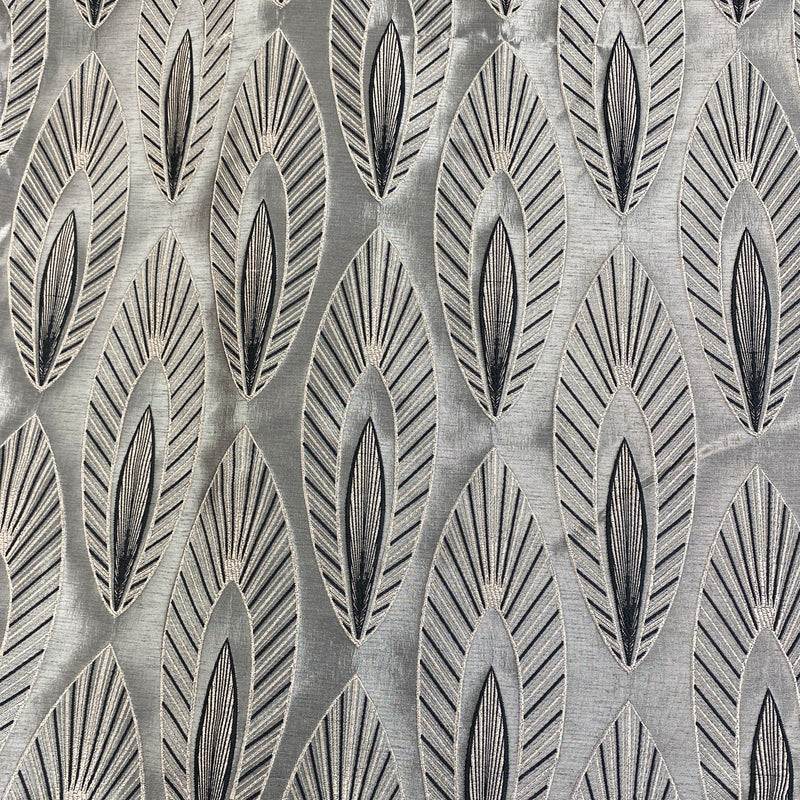 Metallic Large Leaves - 139cm x 140cm