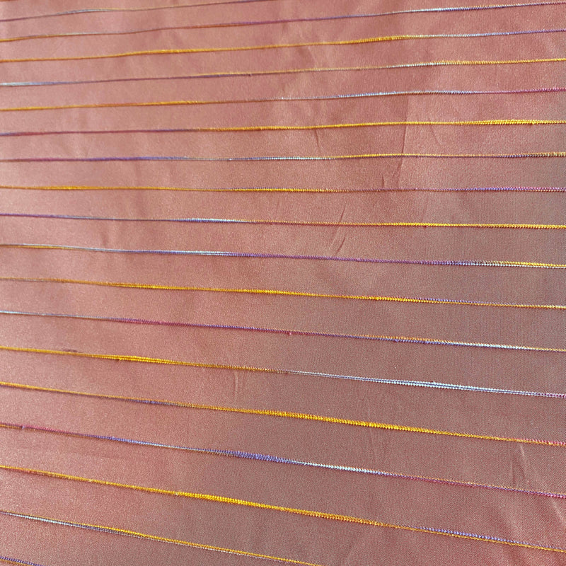 Shiny Rainbow Stripes - 140cm x 250cm