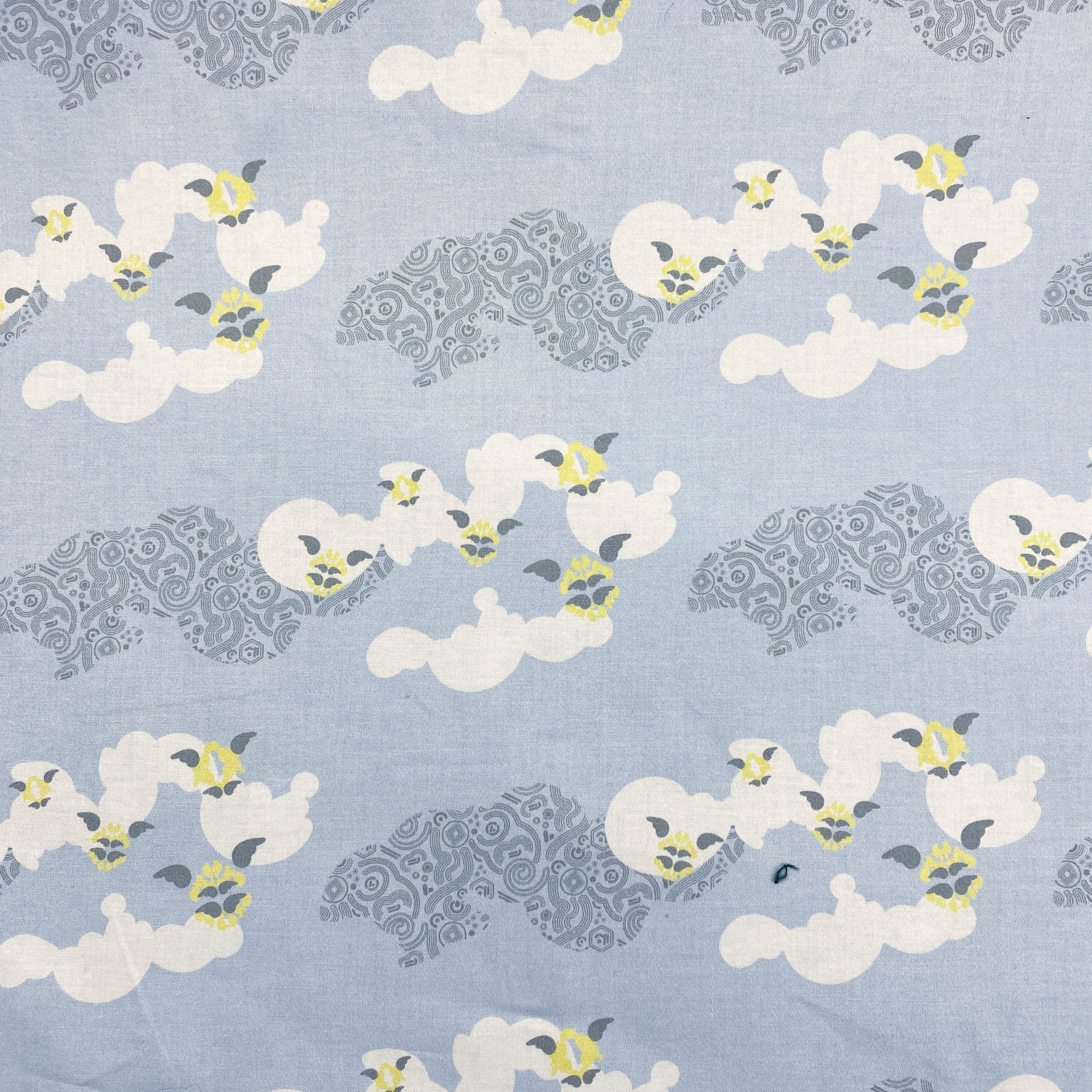 Cloudy Flair Sky Blue