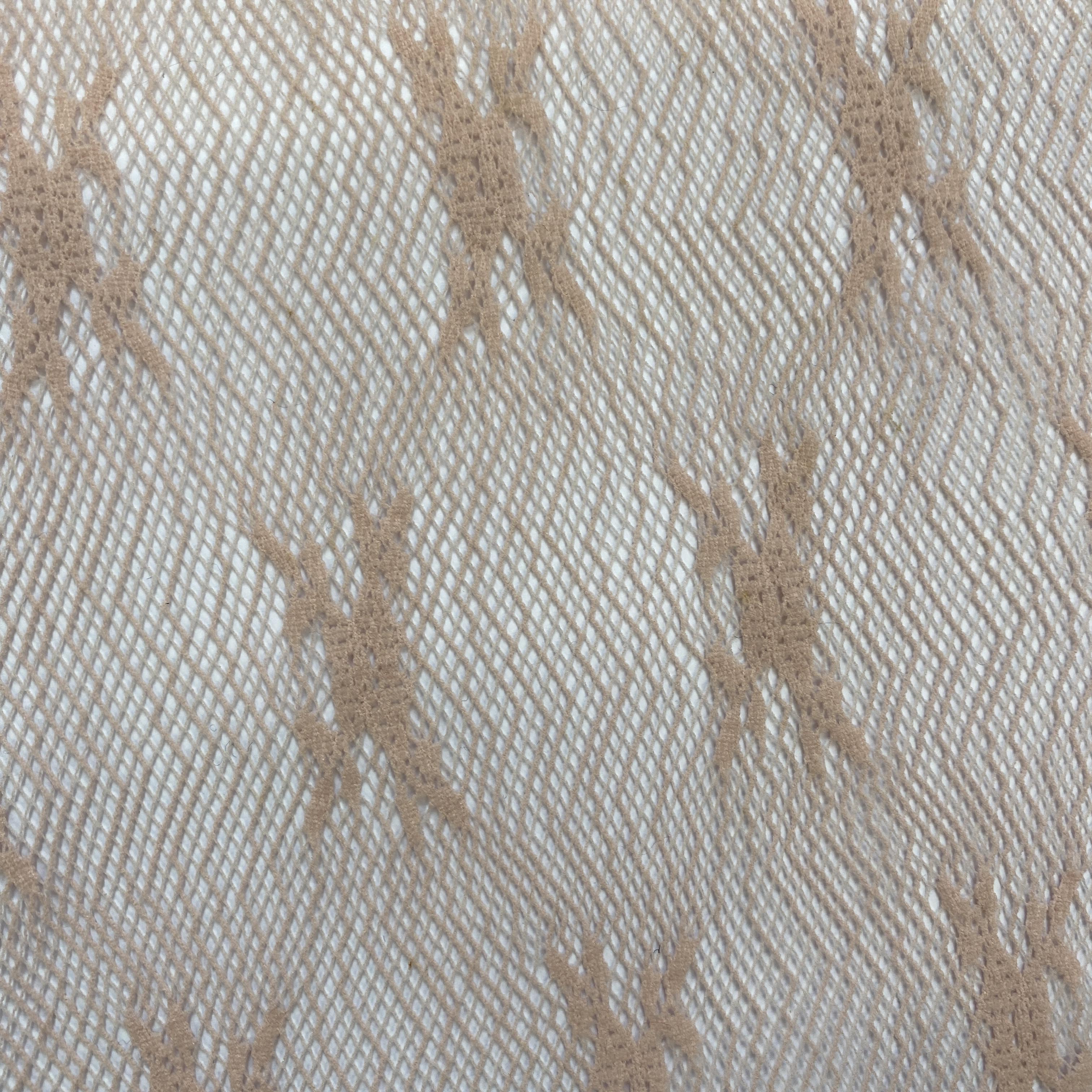 Blush Pink Floral Stretch Lace