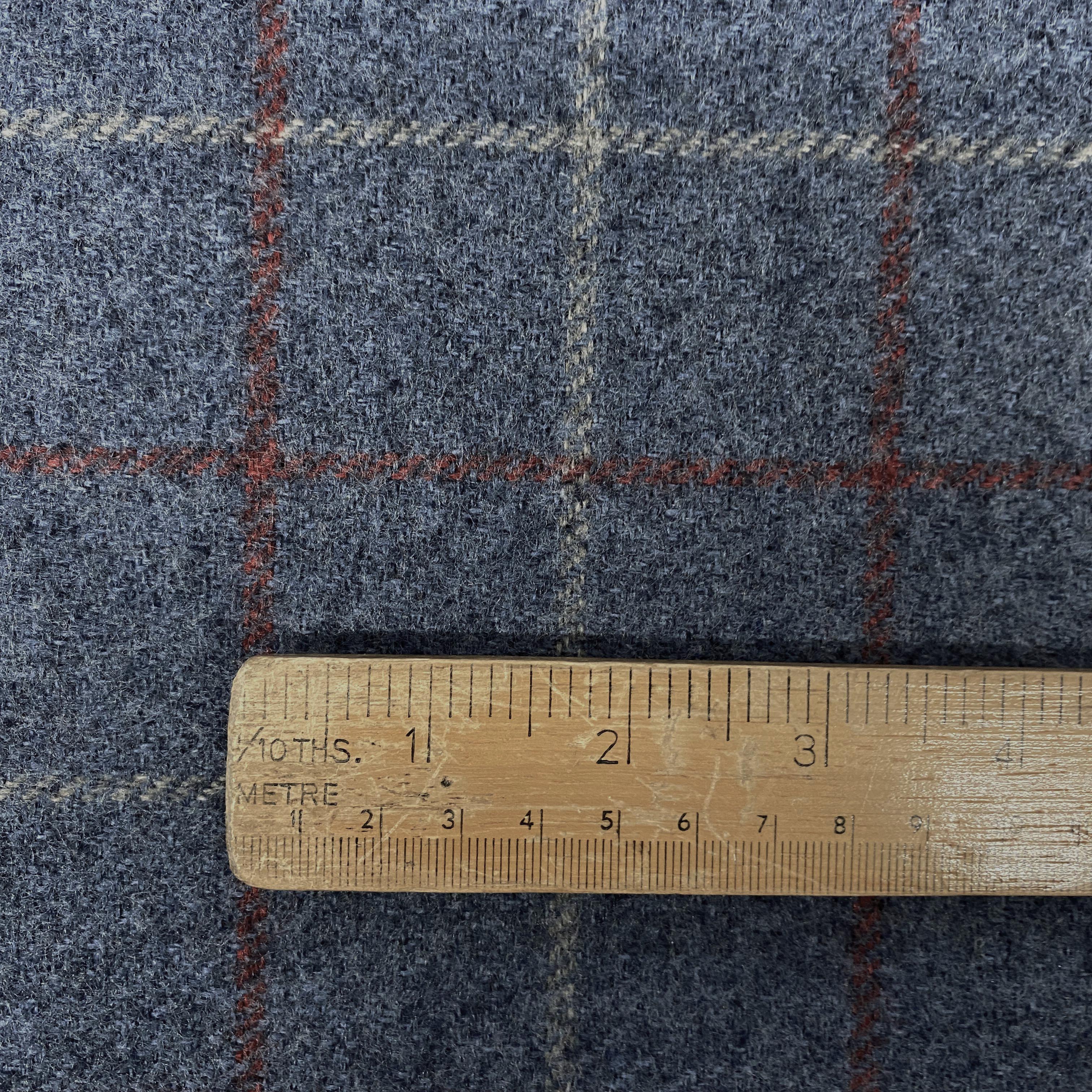 Rustic Blue Check - 140cm x 135cm