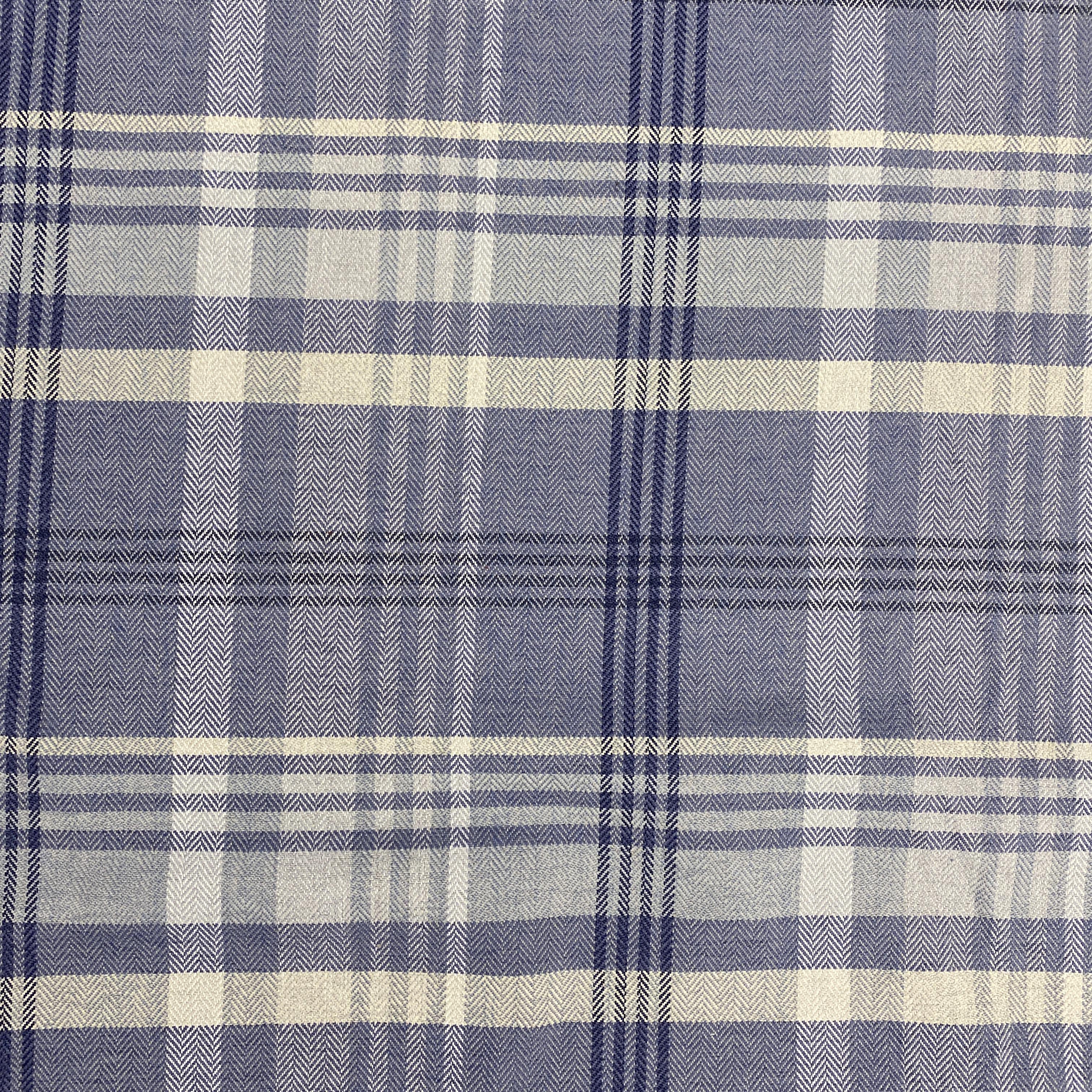 Sea Mist Check - 140cm x 145cm