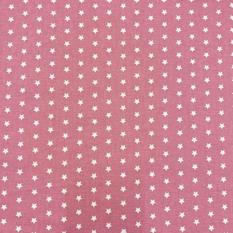 Dainty Dusky Pink Stars - 138cm x 248cm