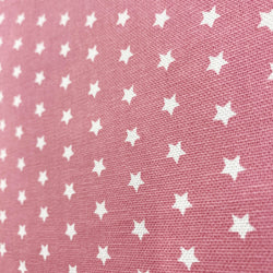 Dainty Dusky Pink Stars - 138cm x 248cm