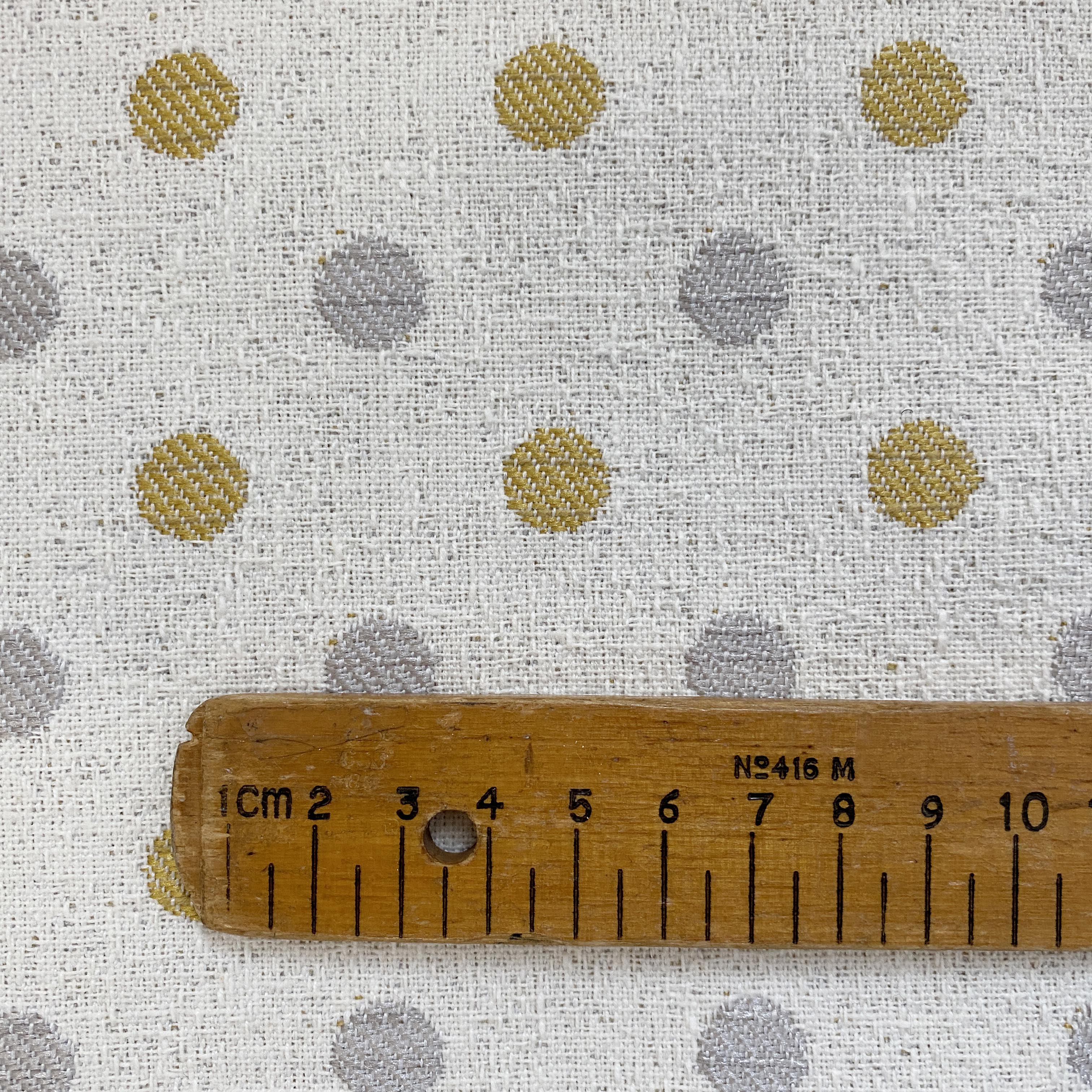 Metallic Polka Dots - 140cm x 135cm