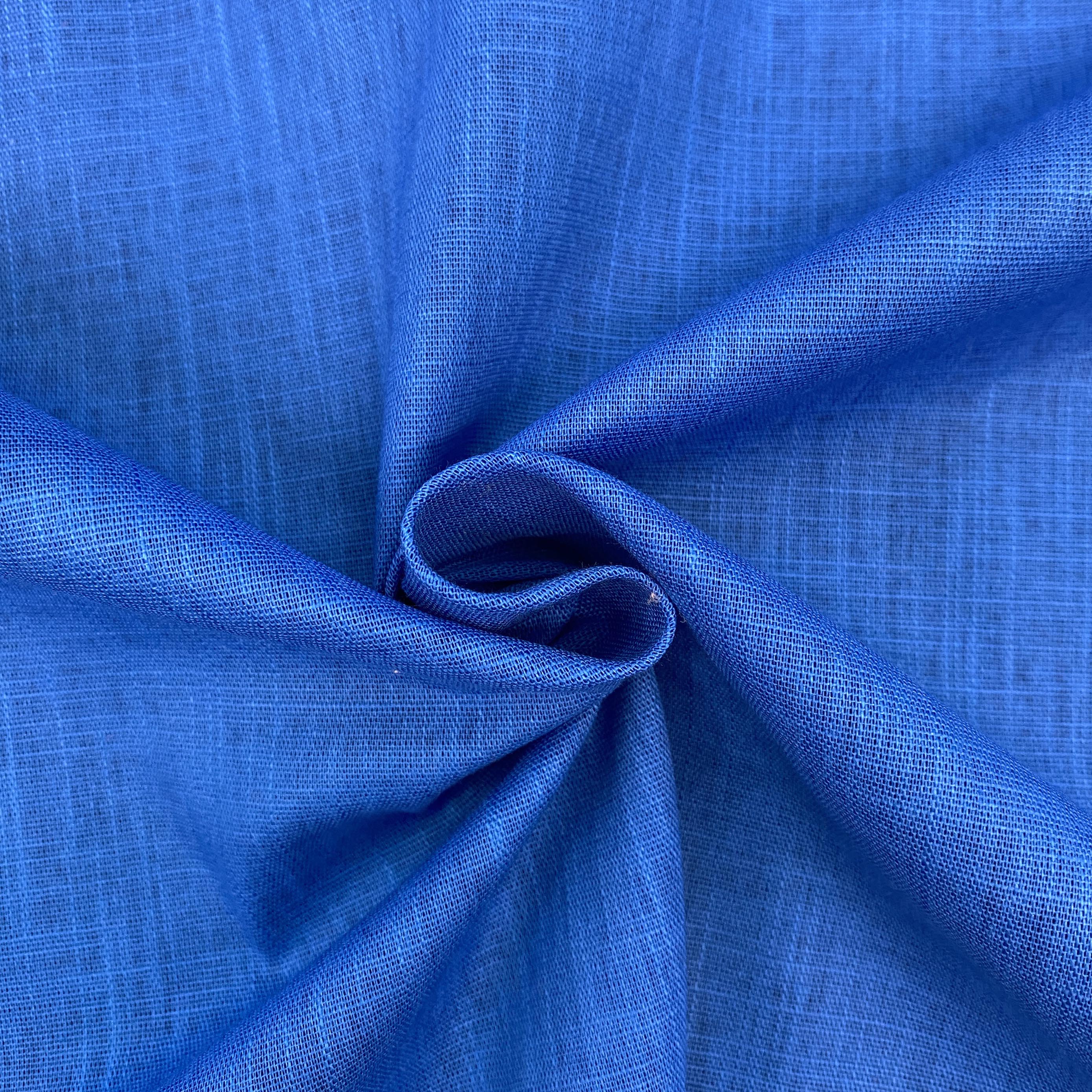 Lapiz Blue - Spandex Linen