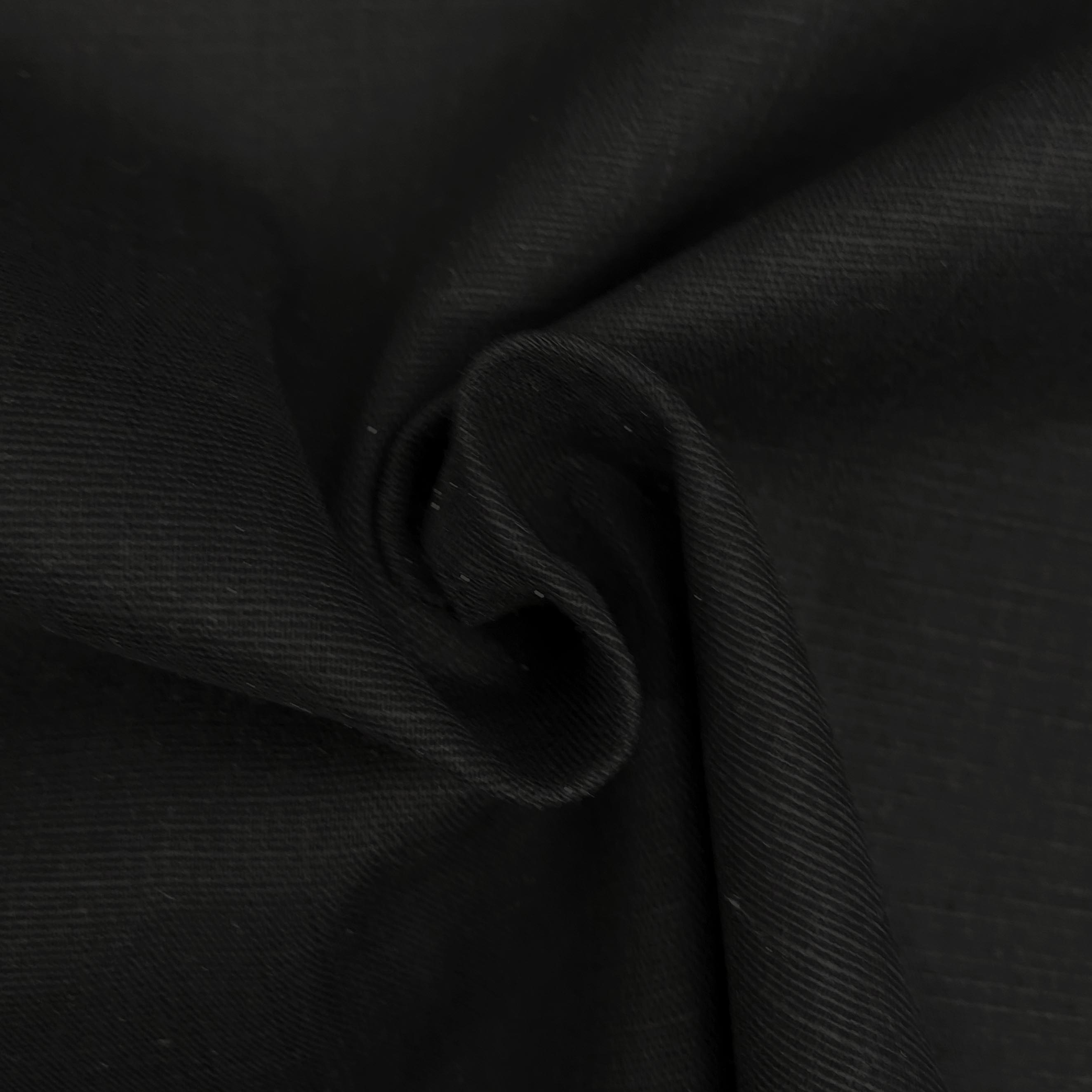 Black- Spandex Linen