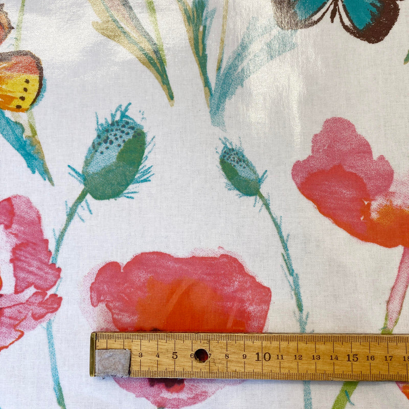 Poppy - Red -  Oilcloth