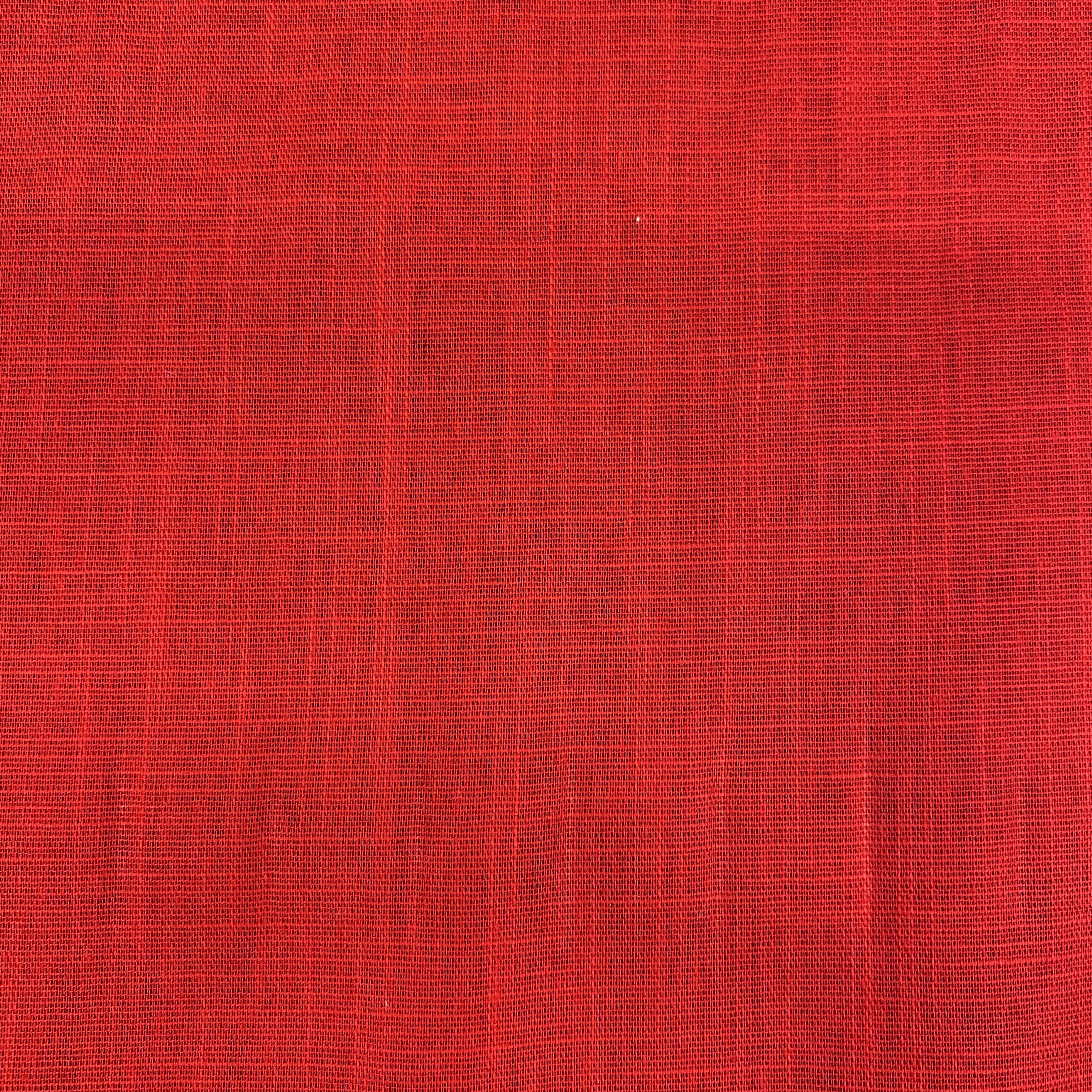 Red- Spandex Linen