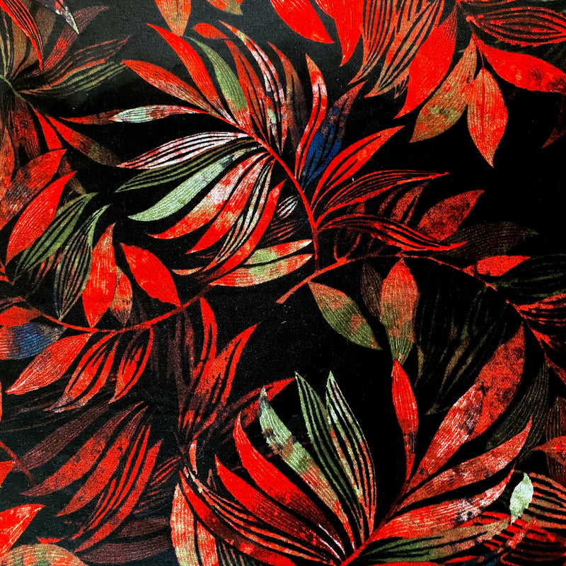 Red Leaves Modal Feel Jersey