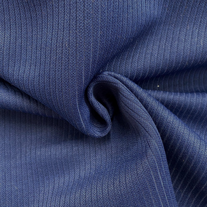 Dark Blue Ribbed Jersey