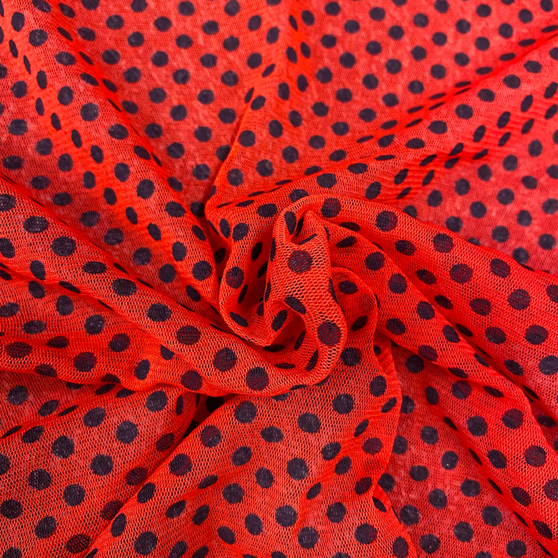 Polka Red Net