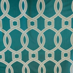 Teal Texagons - 140cm x 540cm