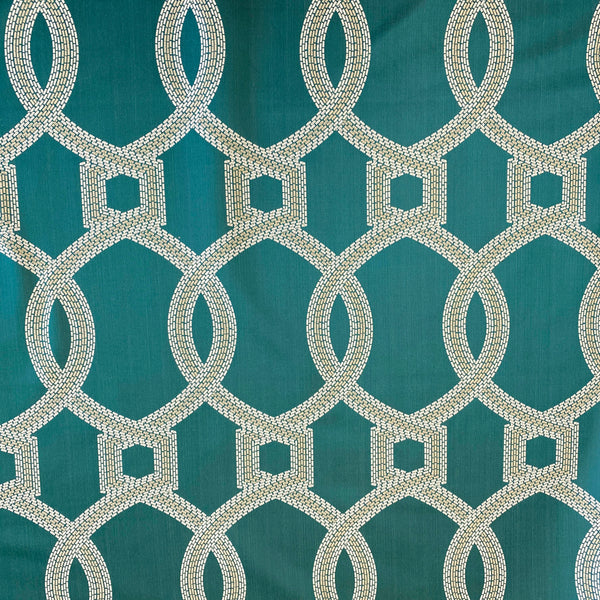 Teal Texagons - 140cm x 540cm