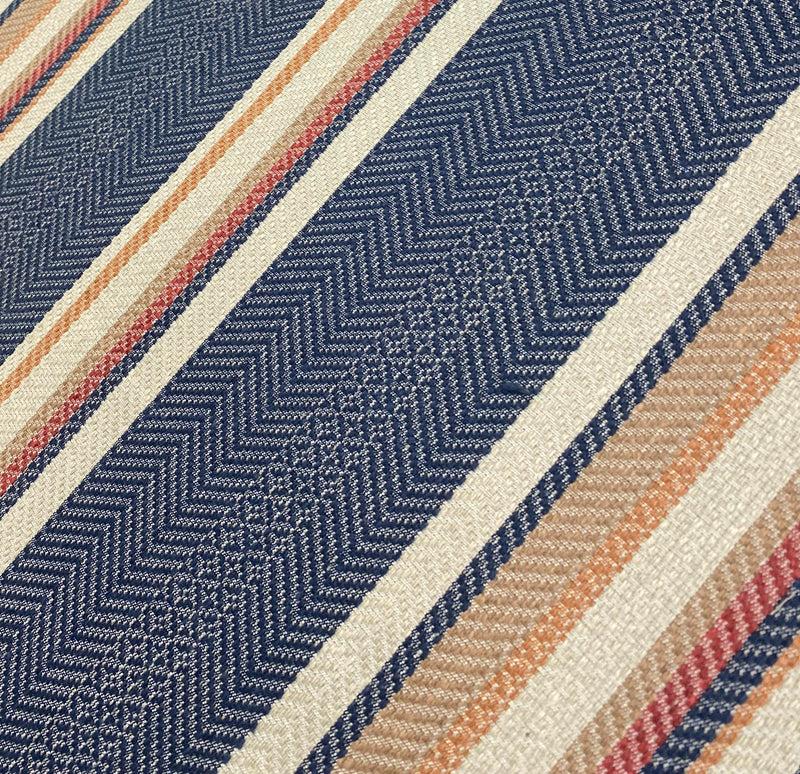 Indus Ink Woven Stripes - 139cm x 320cm