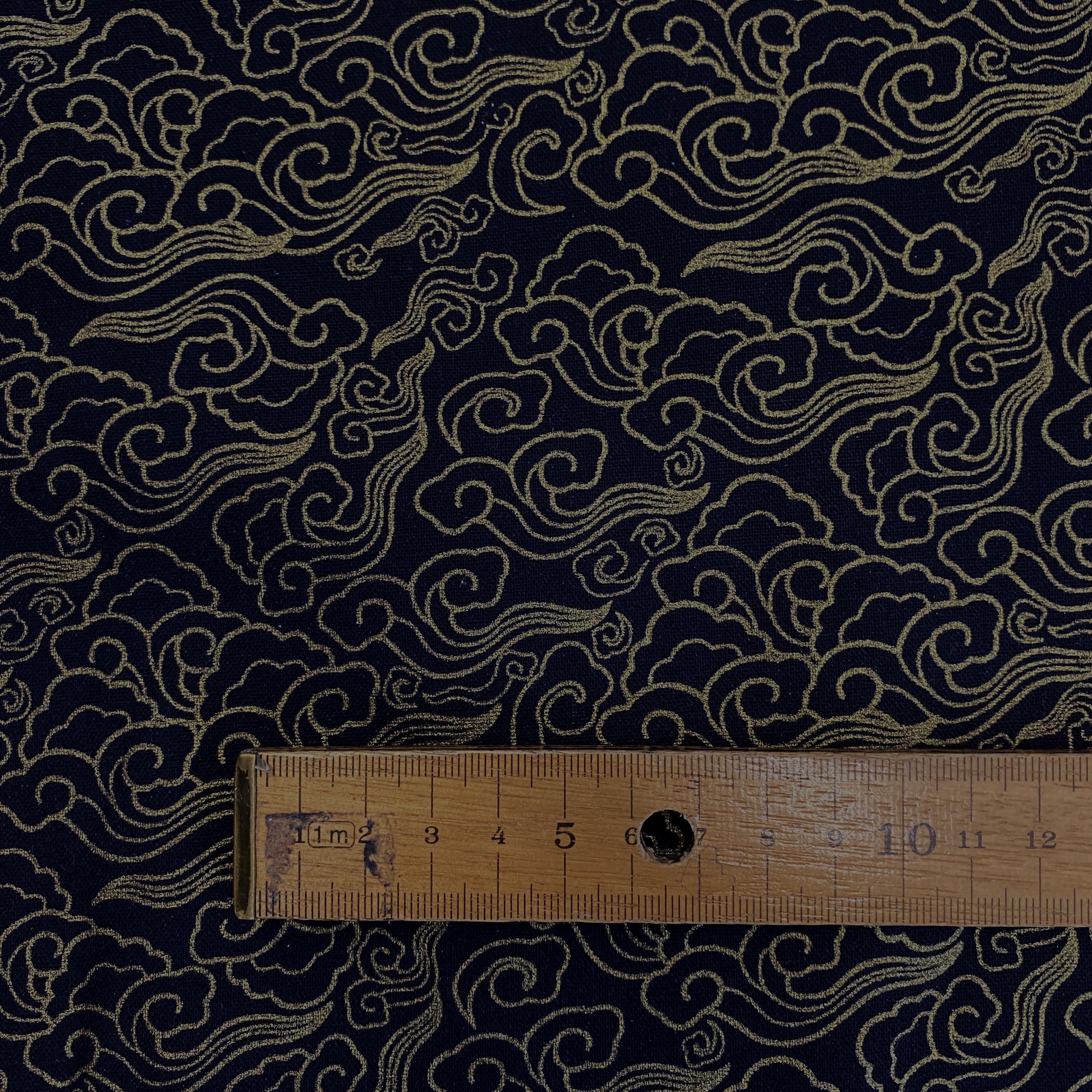 Oriental Golden Navy Clouds