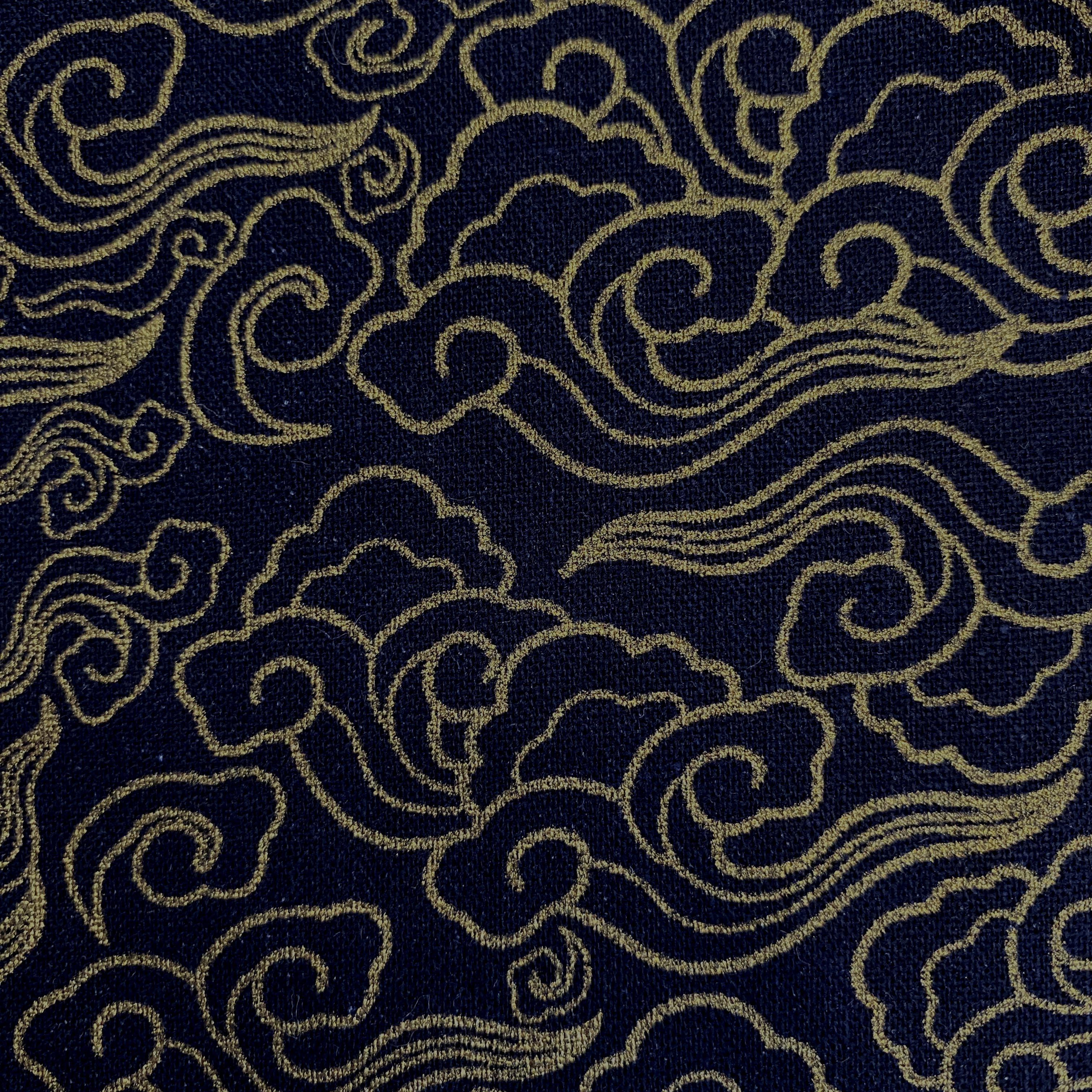 Oriental Golden Navy Clouds