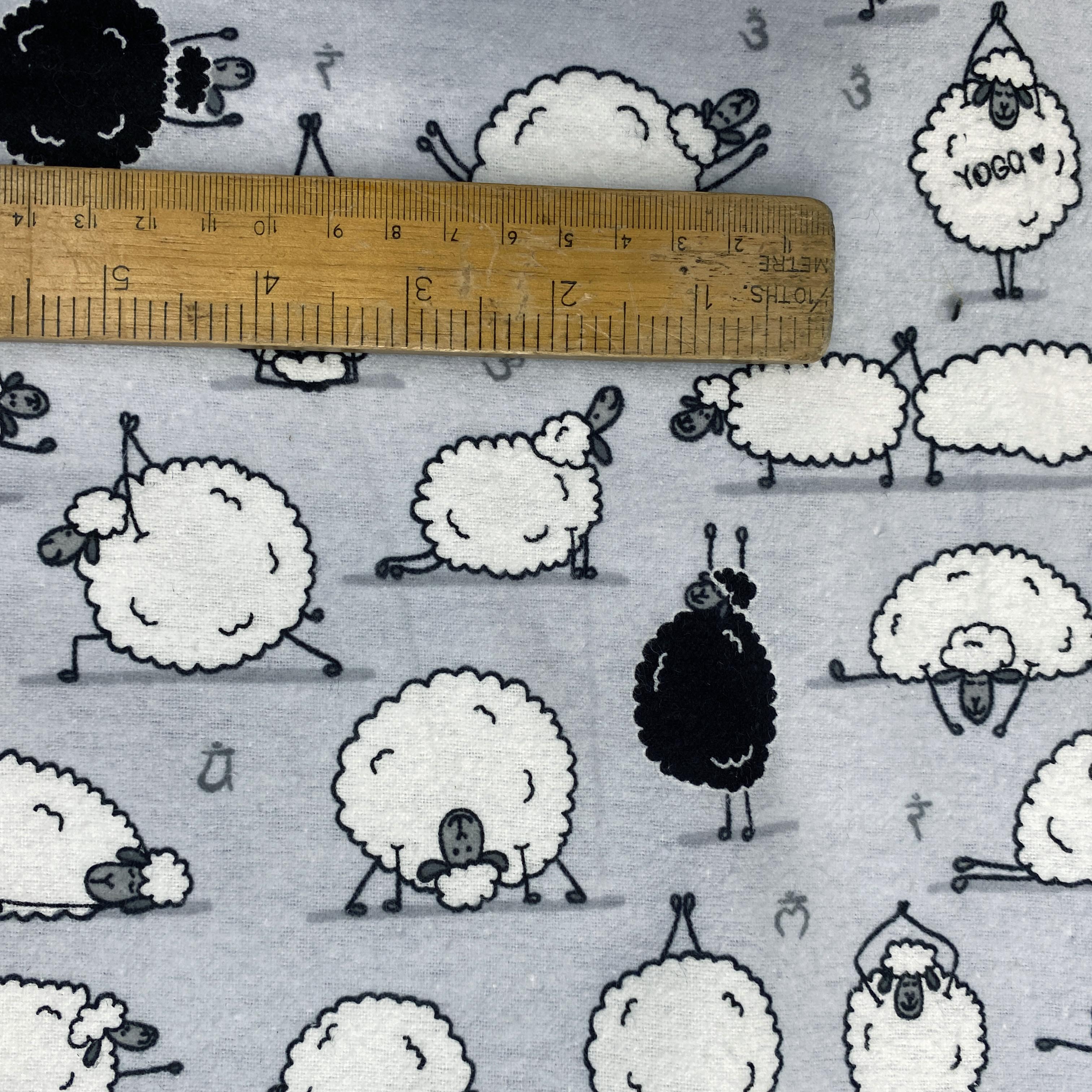 Yoga Sheep - Baby Blue Grey