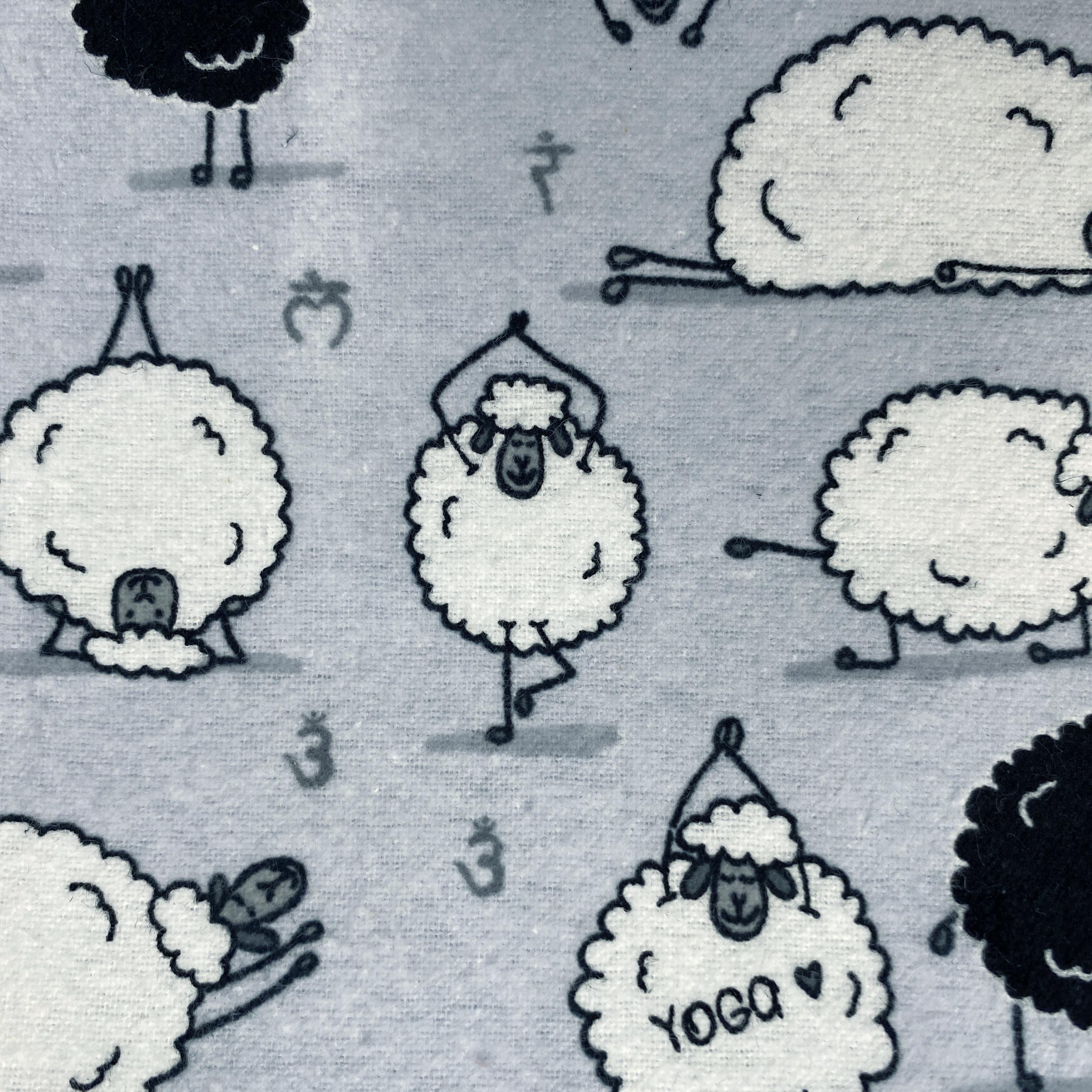 Yoga Sheep - Baby Blue Grey