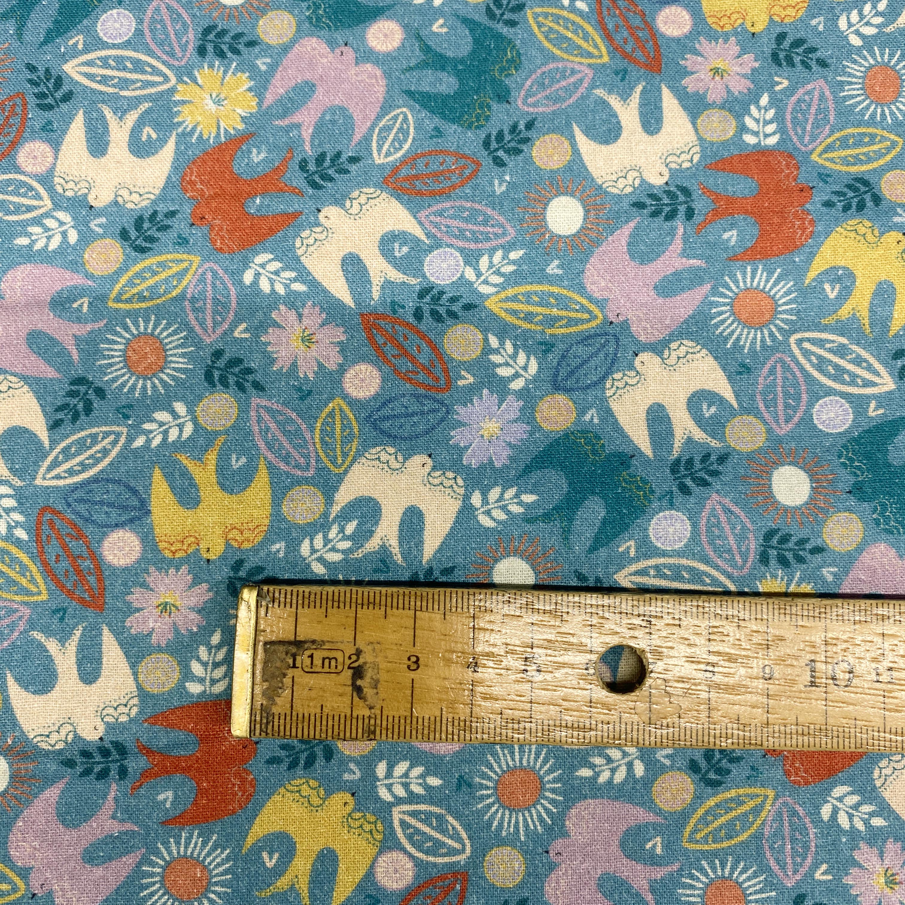 Swallows and Florals