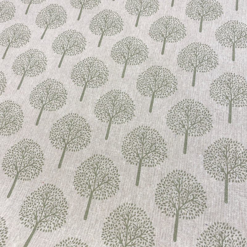 Sage Trees  - Linen Cotton