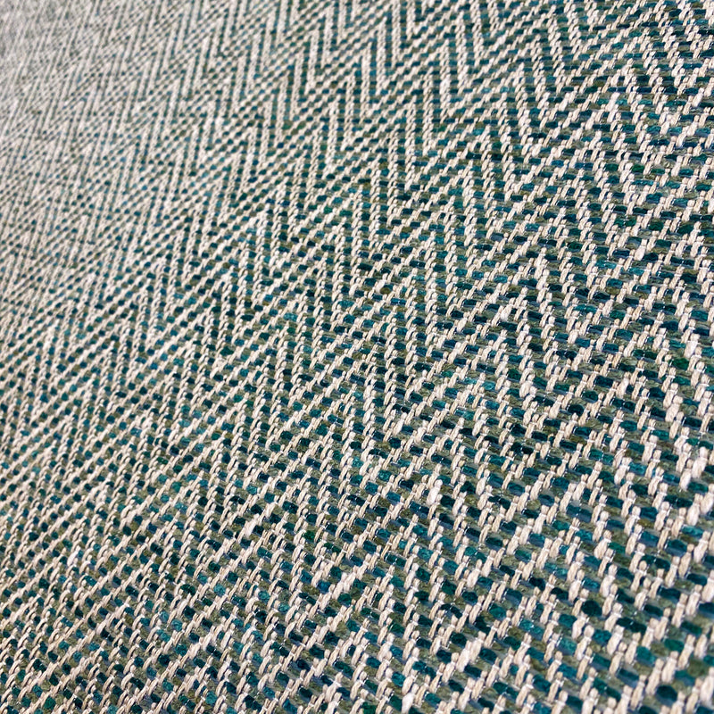 Teal Herringbone - 138cm x 110cm