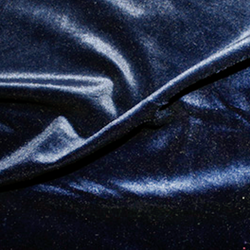 Stretch Velour - Navy