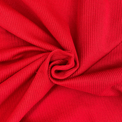 BULK - 10 metres for £10 - Scarlet Ribbed Red Jersey Tubular