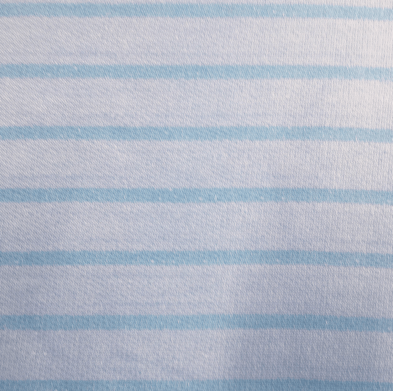 BULK - 10 metres for £20 - Baby Blue Stripped Jersey Loungewear