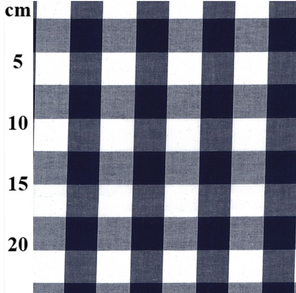 Gingham 1" Check Navy