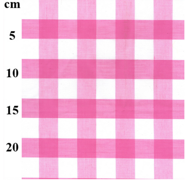 Gingham 1" Check Pink