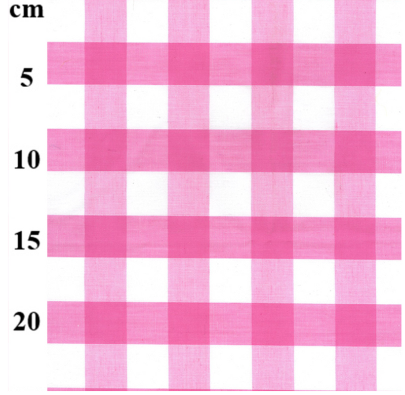 Gingham 1" Check Pink