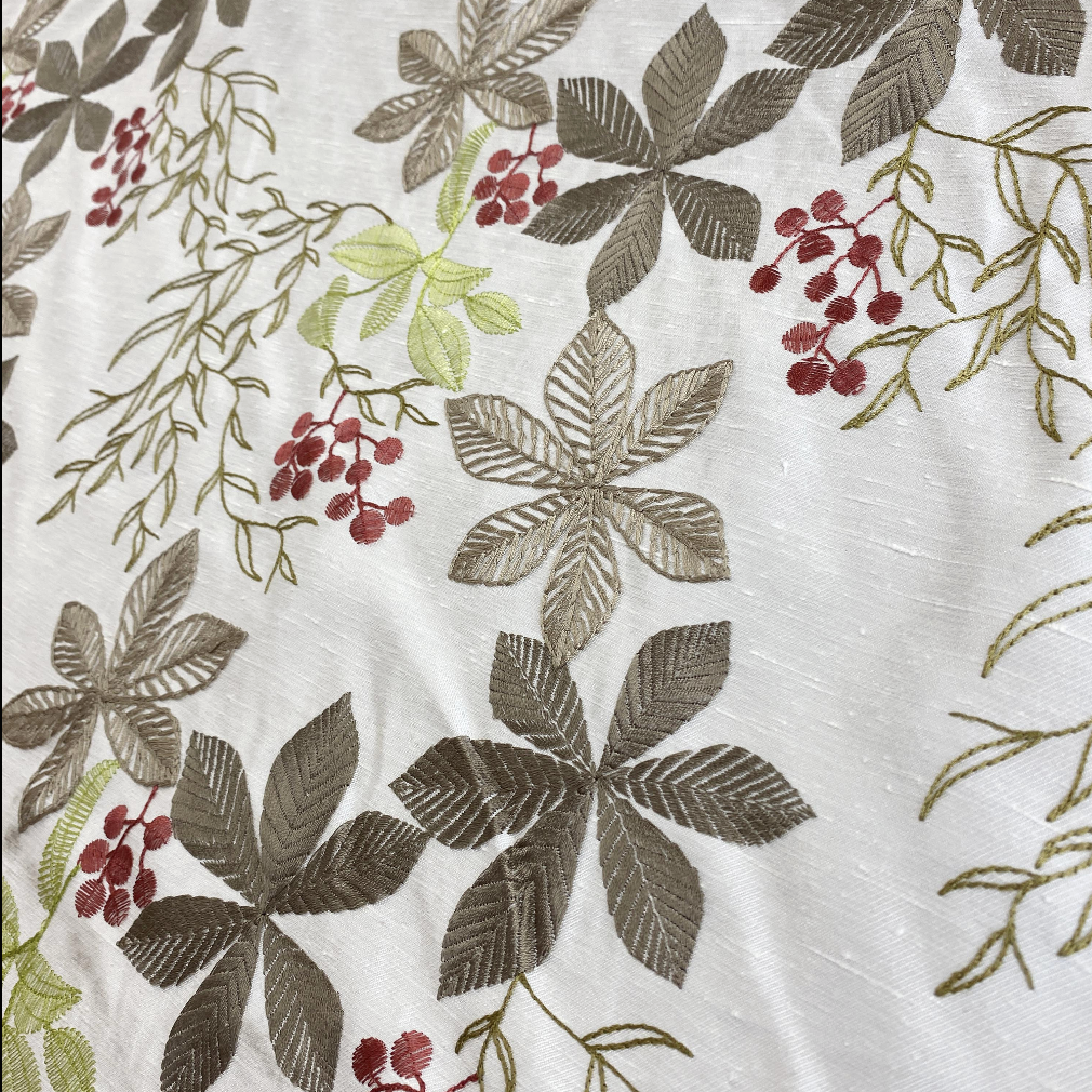 Embroidered Woodland Meadow - 139cm x 320cm