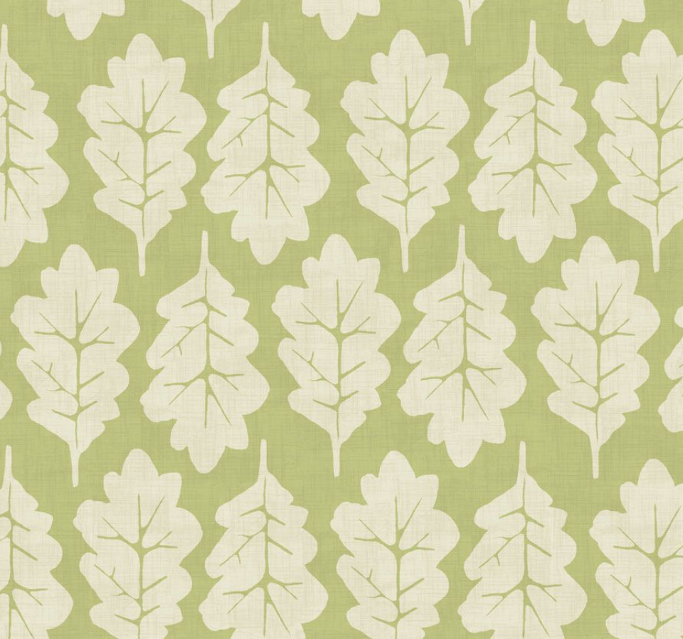 Oak Leaf Pistachio - 139cm x 140cm
