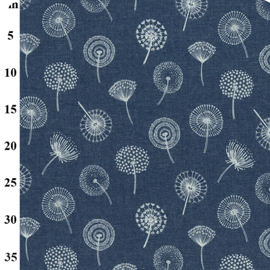 Dandelions -  Chambray Denim