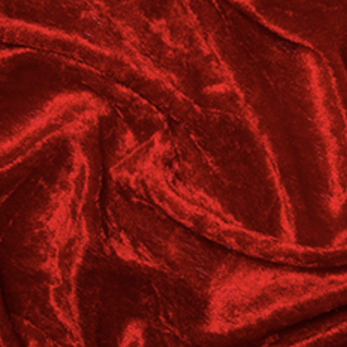 Red Crushed Velour
