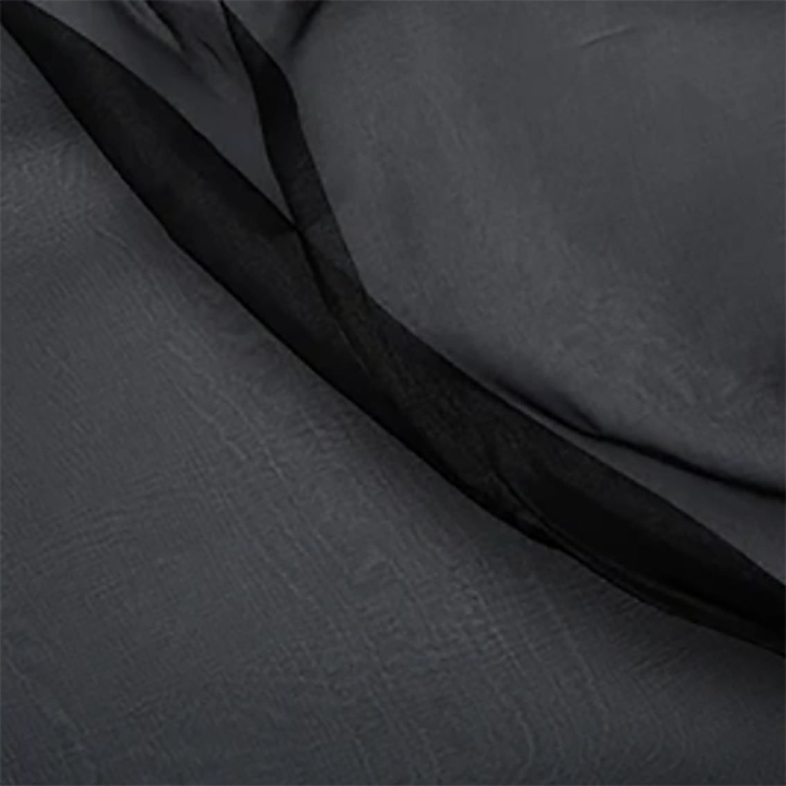 Crystal Organza - Black