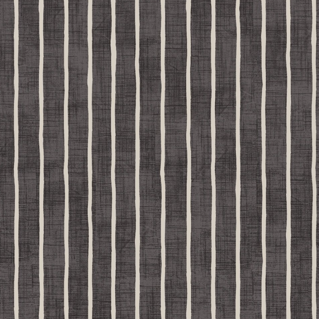 Pencil Stripe Ebony - 140cm x 275cm