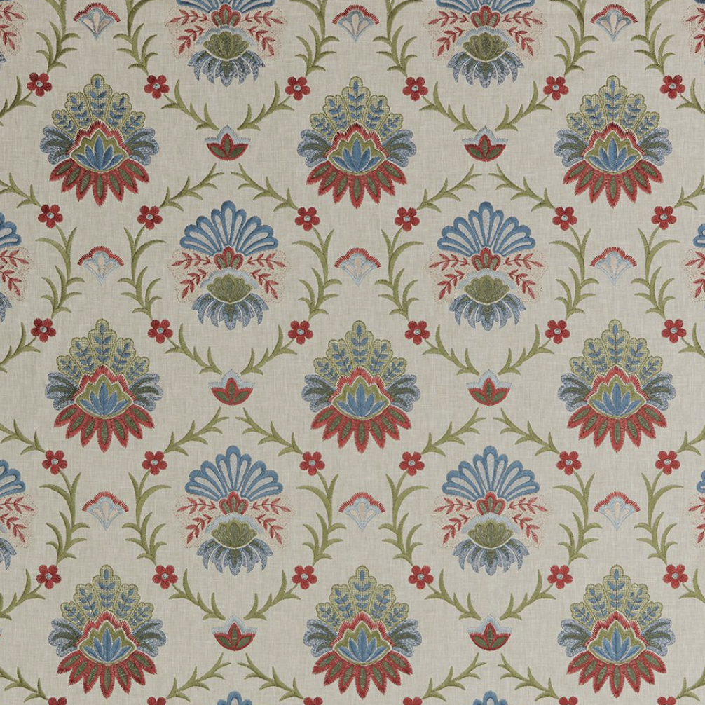 Amadore - Poppy - Embroidered  139cm x 215cm
