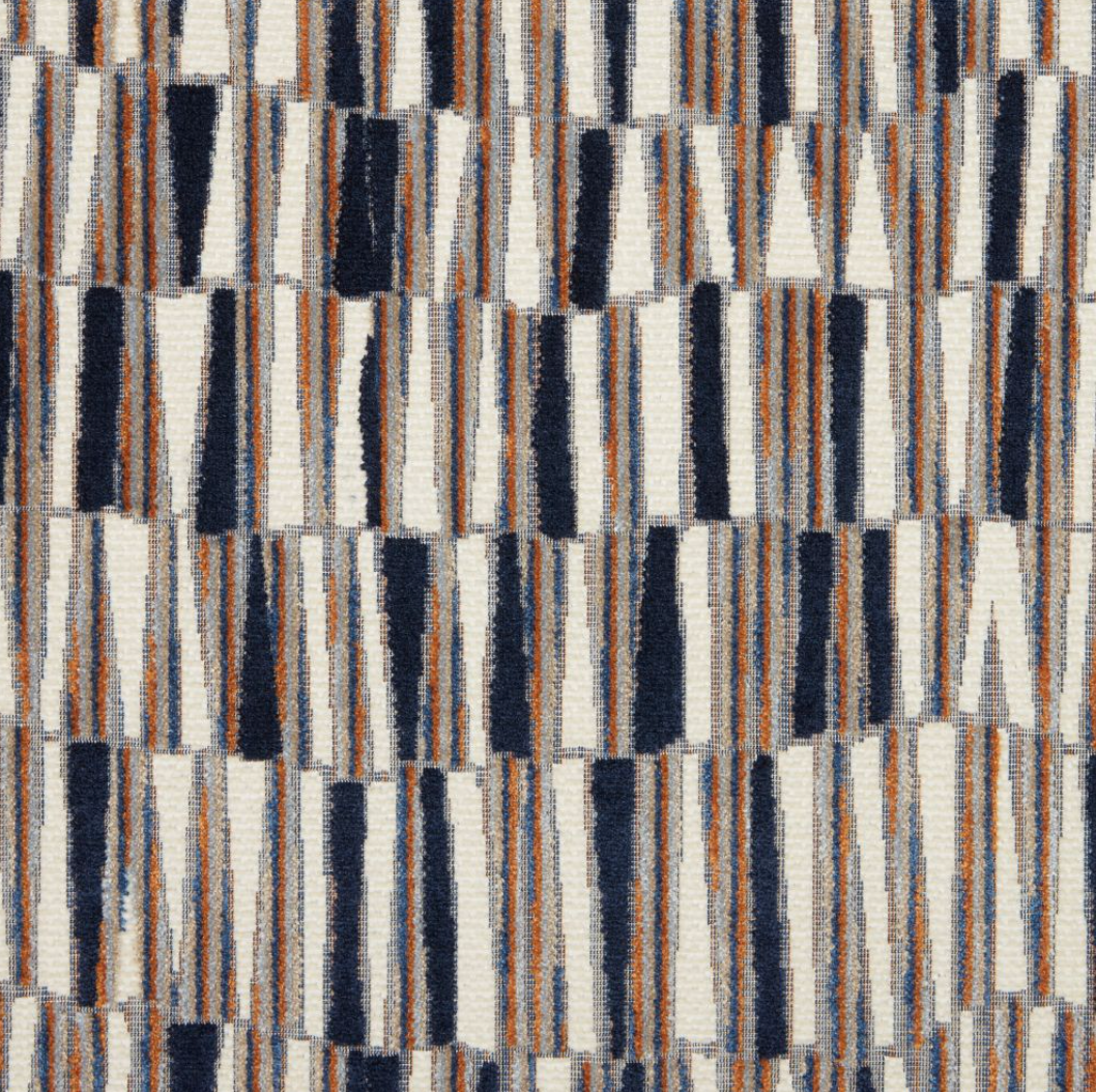 Kaleido - Midnight Jacquad Velvet - 137cm x 165cm