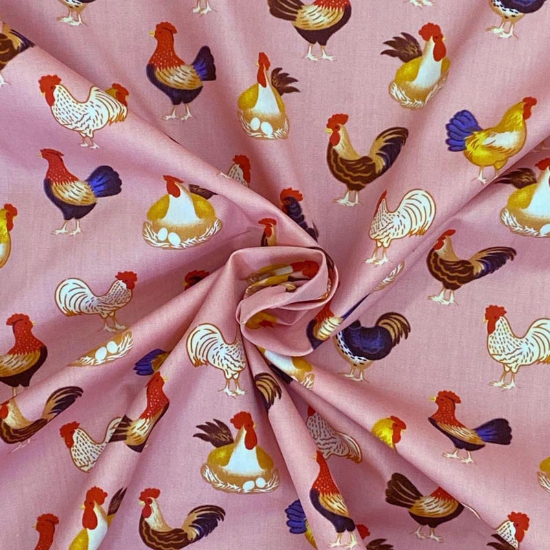 Chickens Galore - Pink