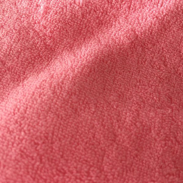 Bubblegum Pink Stretch Towelling