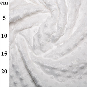 Ultra Soft Dimple Fleece - White