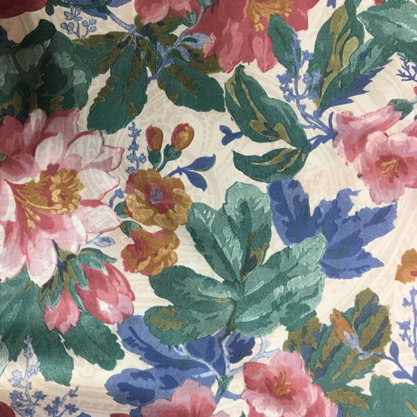 Floral Multi Pink Green
