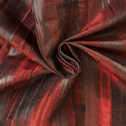 Crinkled Wine Shantung